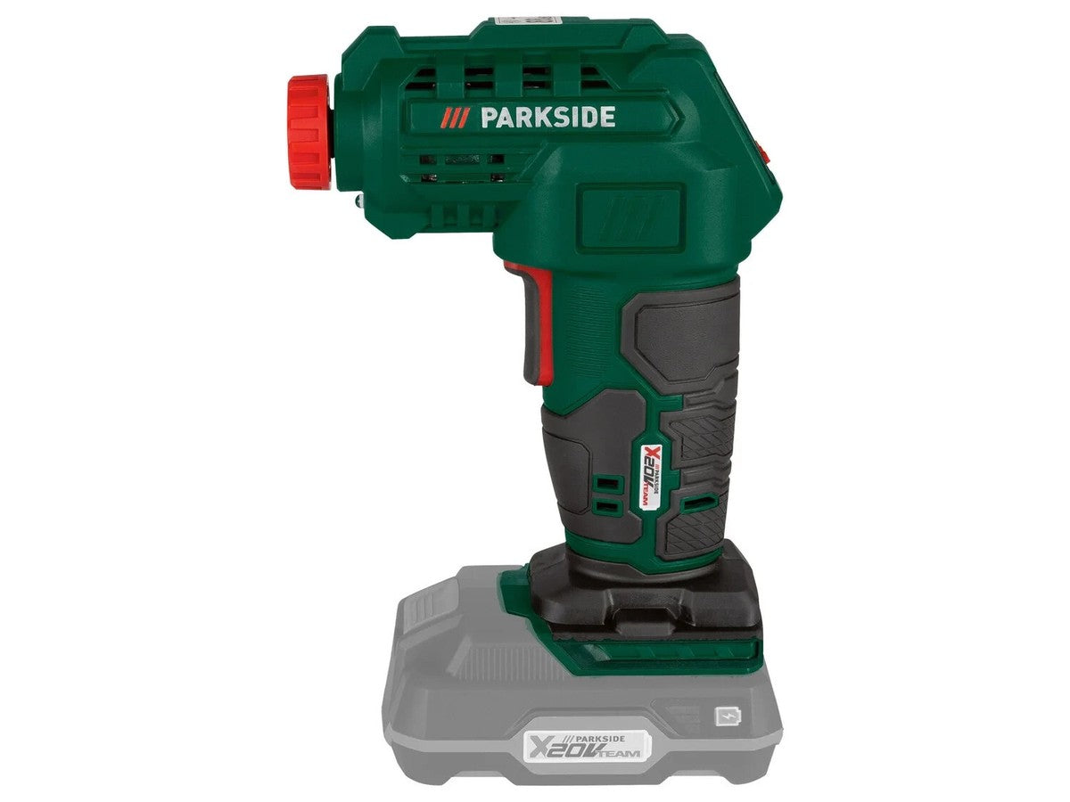 🌬 RARKSIDE® 20V Батерийна въздушна помпа »PAK 20-Li B2«, без батерия и зарядно устройство