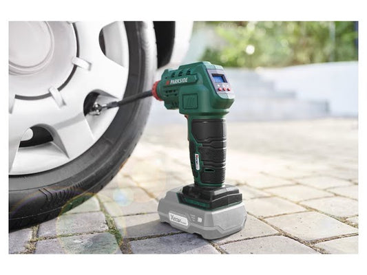 🌬 RARKSIDE® 20V Батерийна въздушна помпа »PAK 20-Li B2«, без батерия и зарядно устройство